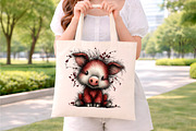 Quirky Farm Animals Clipart, an Illustration by Digital Artistic99 (Thumbnail 7 of 9)