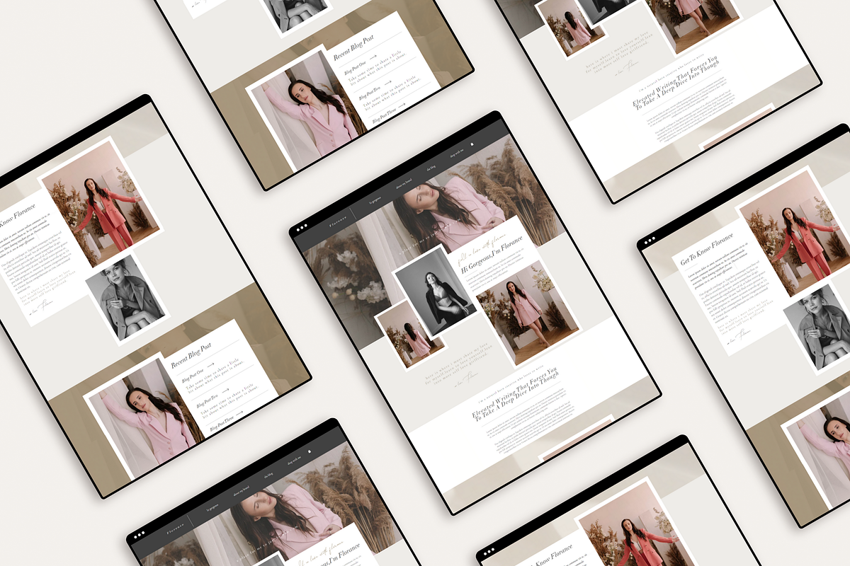 Wix Website Template | Florence, a Wix Template by Turia Avenue (Photo 5 of 6)