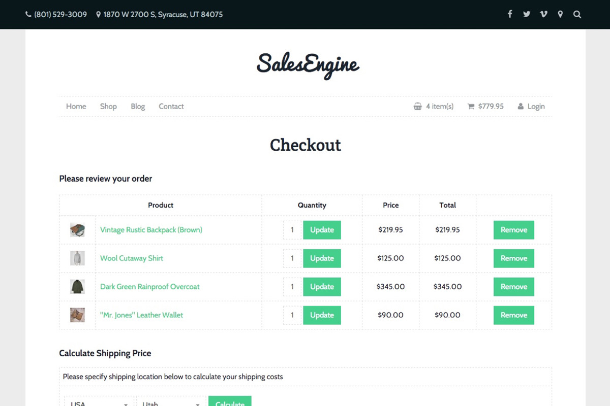 Sales Engine: WP eCommerce Theme, a WordPress Template by Storefront Themes