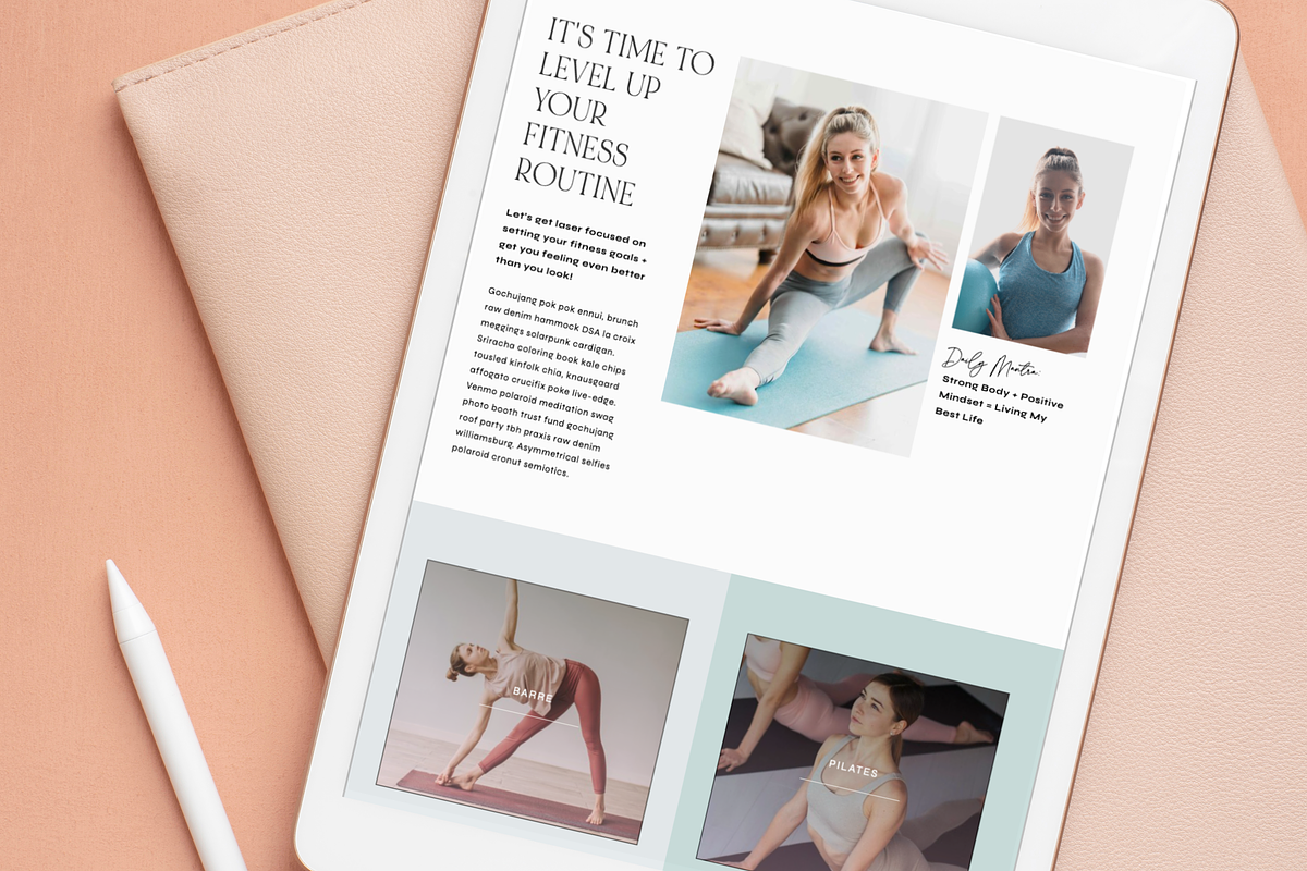 Fitness Studio Website Template, a Websites & App Template by Sugar Studios (Photo 5 of 7)