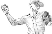 Sketchy baseball drawing set, an Illustration by RasterBird (Thumbnail 2 of 17)