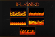 Flames seamless patterns pack, a Pattern Graphic by Gudiny (Thumbnail 9 of 11)