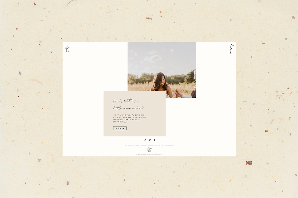 WIX Website (Wedding Photographer), a Wix Template by Honey Lust Co. Shop (Photo 5 of 6)