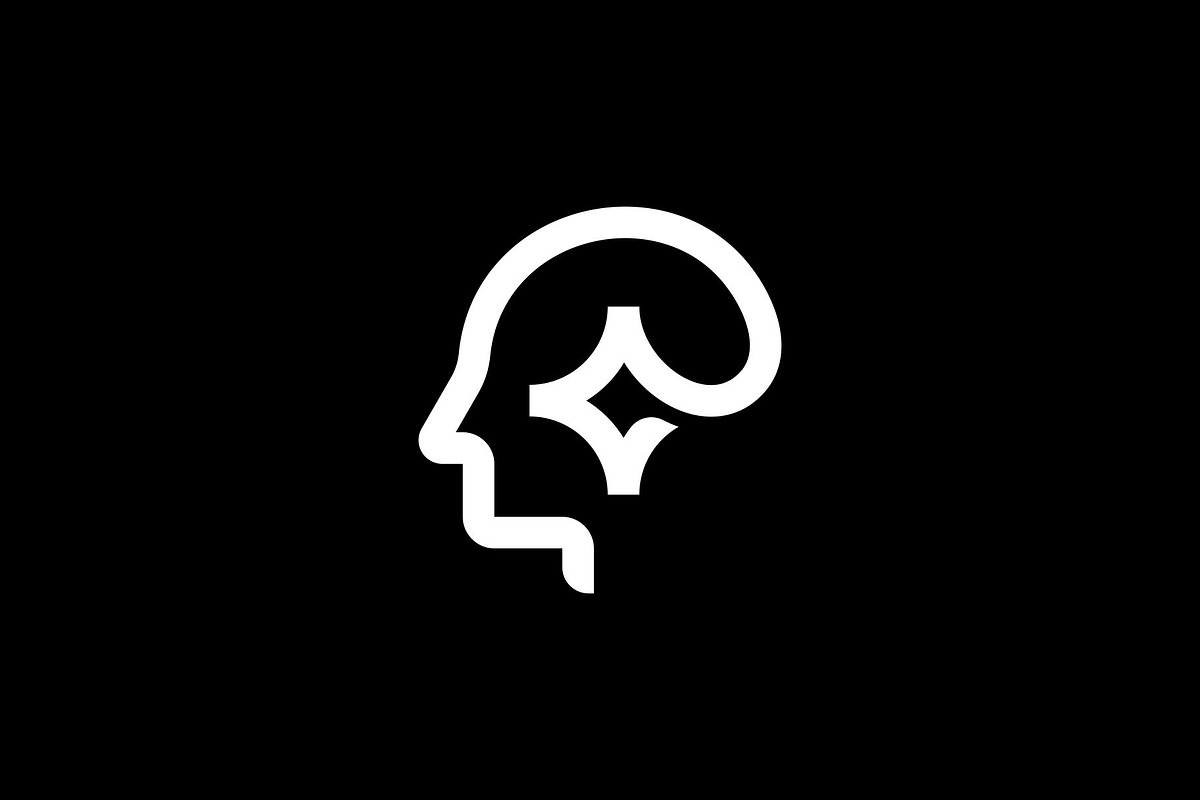 Human Head Star Spark Tech Logo, a Branding & Logo Template by Buqancreative (Photo 2 of 4)