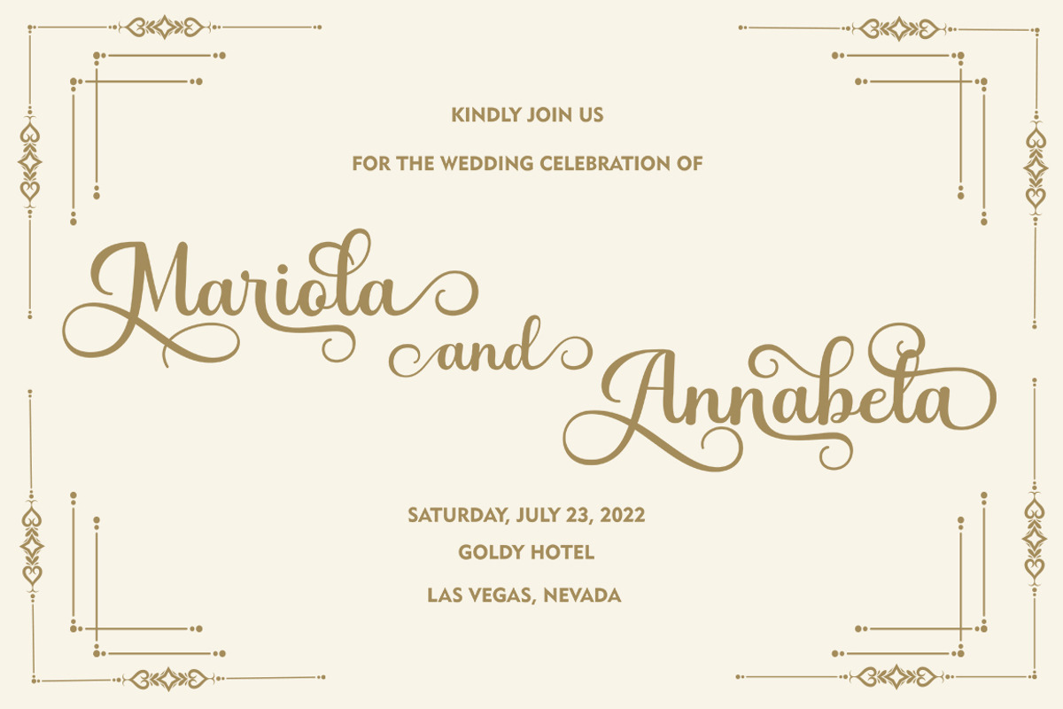 Best Valentina, a Script Font by Romiecreative (Photo 2 of 7)