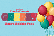 Greasy Bubble Font, a Font by madeDeduk (Thumbnail 1 of 10)