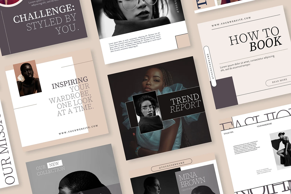 36 Fashion Instagram Templates, a Social Media Template by The Lone Crowd (Photo 4 of 9)