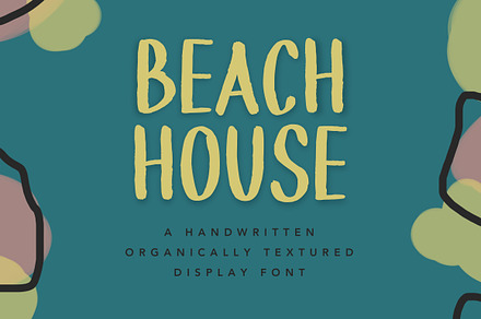 Beach House Hand-Lettered Font