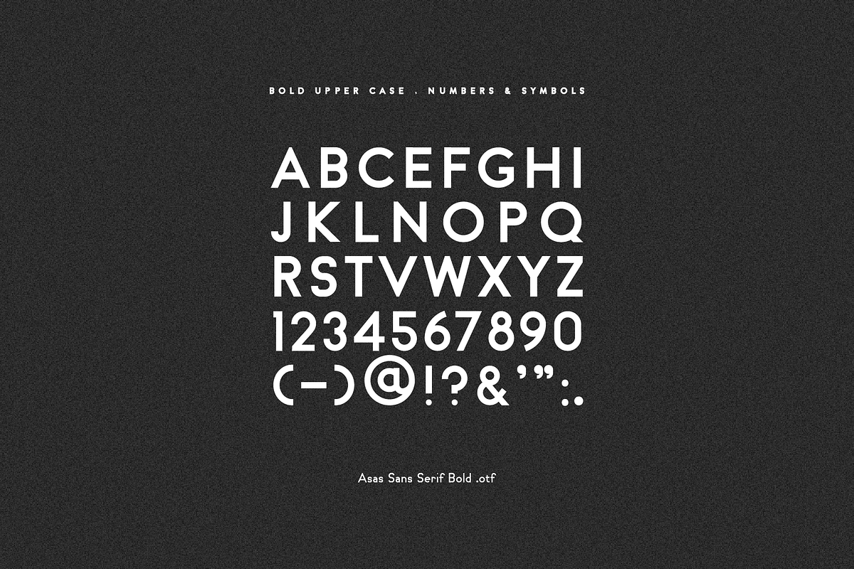 Asas Sans Serif, a Sans Serif Font by Maybe This Color (Photo 6 of 8)