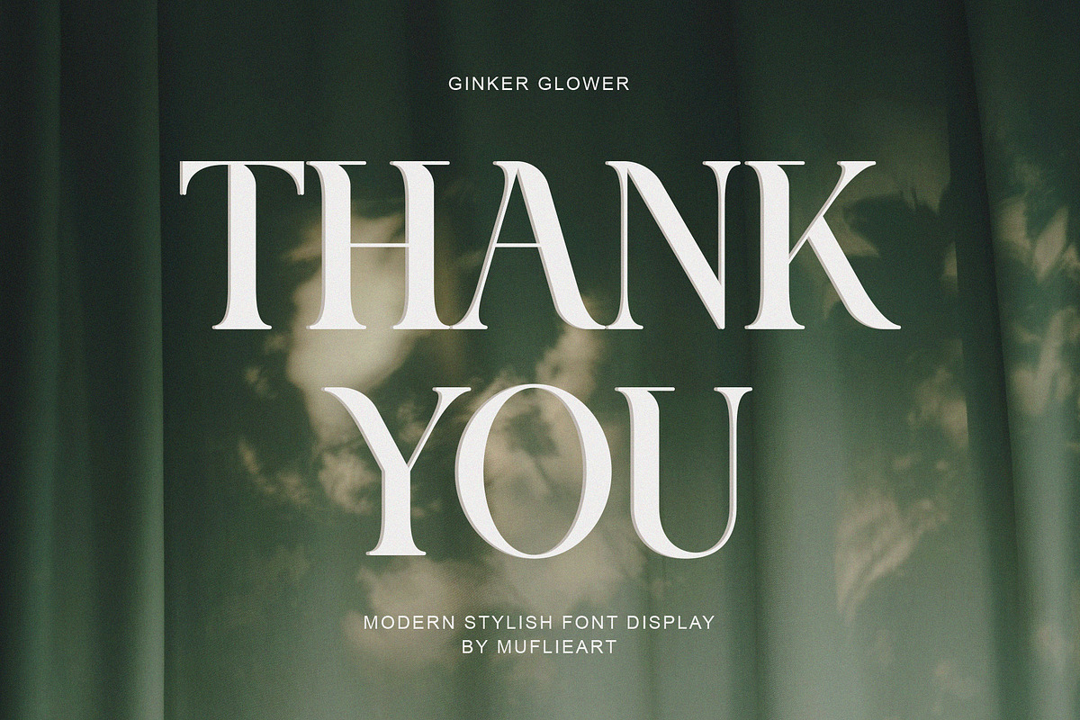 Ginker Glower, a Serif Font by Muflieart (Photo 8 of 8)