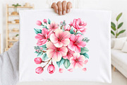 Whimsical Cherry Blossom Clipart, a Seasonal Illustration by SVGArt (Thumbnail 4 of 5)