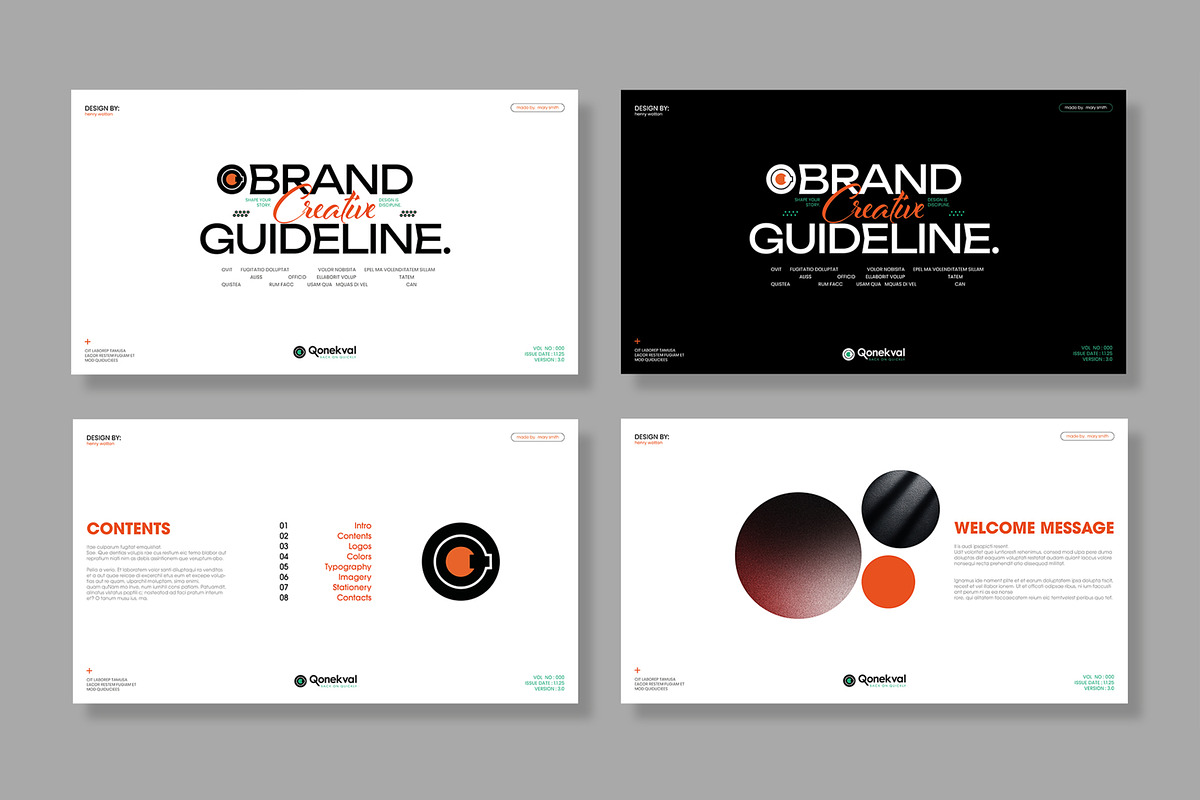 Brand Guideline Template preview 2