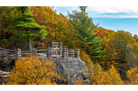 Coopers Rock state park overlook, a Nature Photo by Backyard Stock