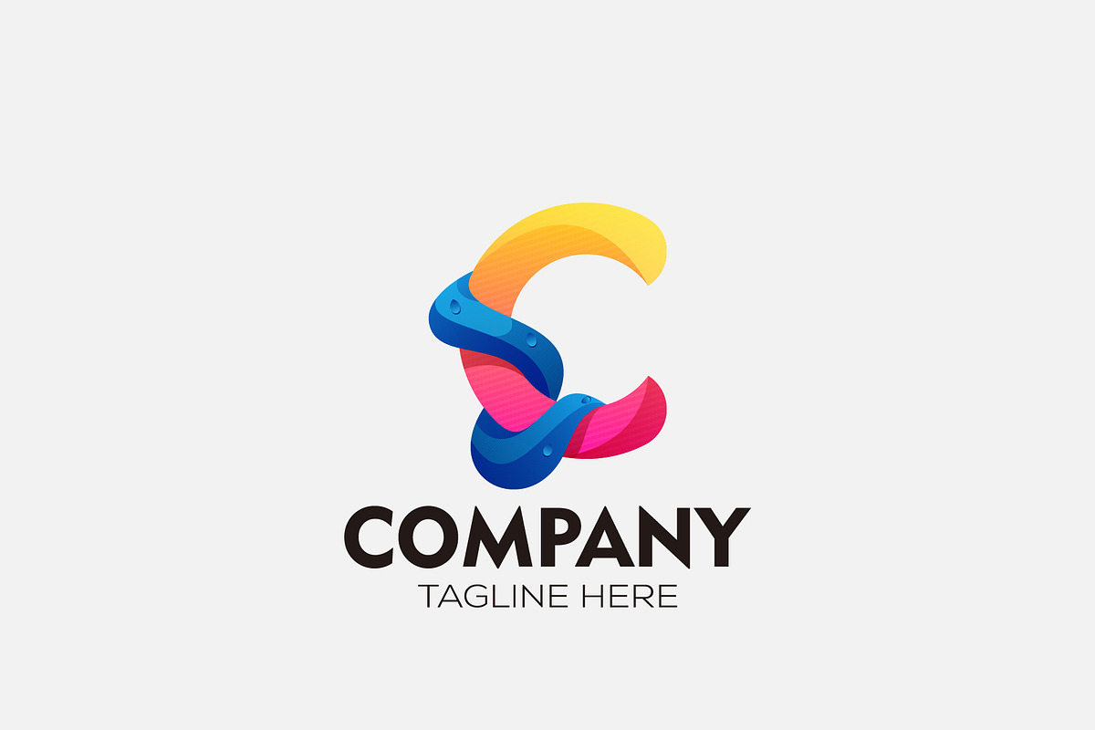 initial c logo premium design gradie, a Branding & Logo Template by OmerStudio