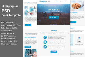 PSD Multiporpuse Email Template E8.