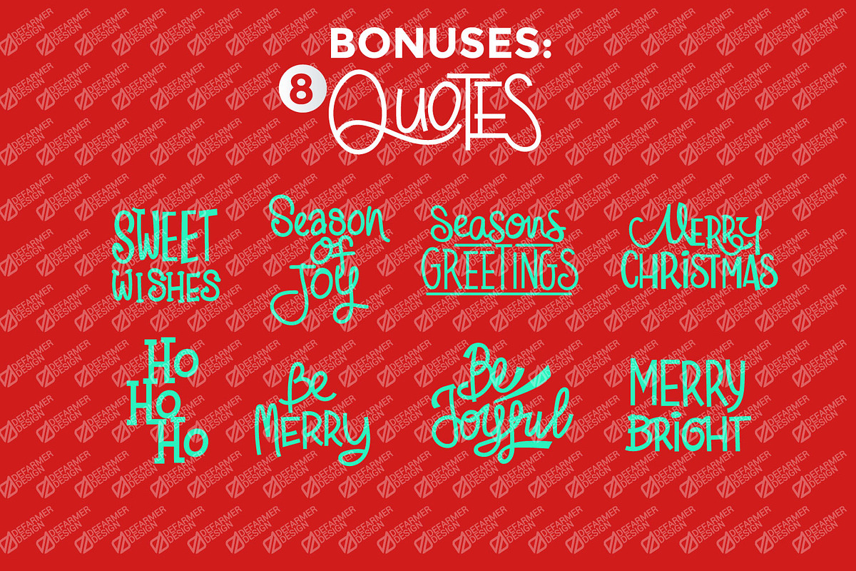 Christmas Bulbs Cutting File SVG, an Illustration by defarmerdesign (Photo 3 of 5)