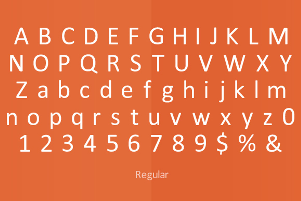 Meddle Sans-serif Font Family preview 2