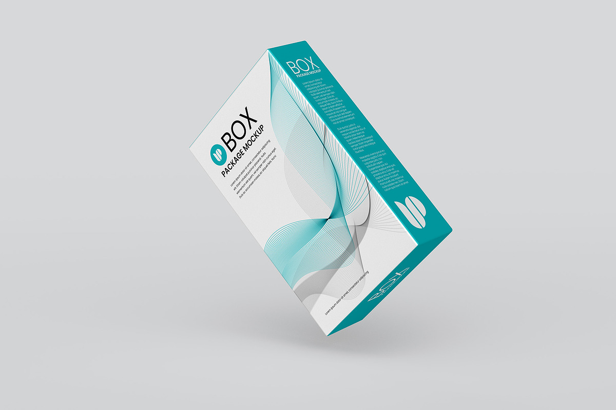 Box Package Mockup - 12 views, a Packaging Mockup by Illusiongraphic (Photo 6 of 29)