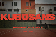 Kubo Sans - Geometric Typeface, a Font by Jehoo Creative (Thumbnail 1 of 10)