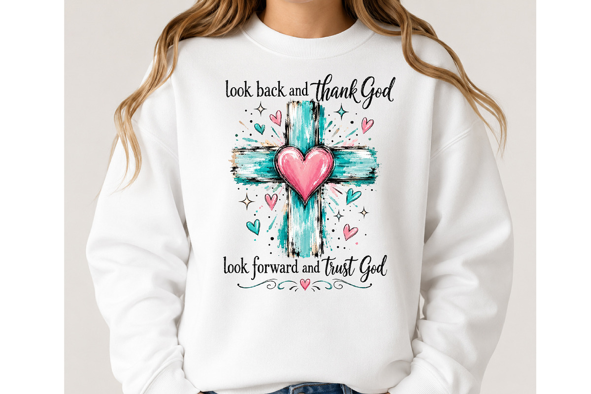 Christian Cross Sublimation Design, a Seasonal Illustration by DreamCafeArt (Photo 2 of 5)