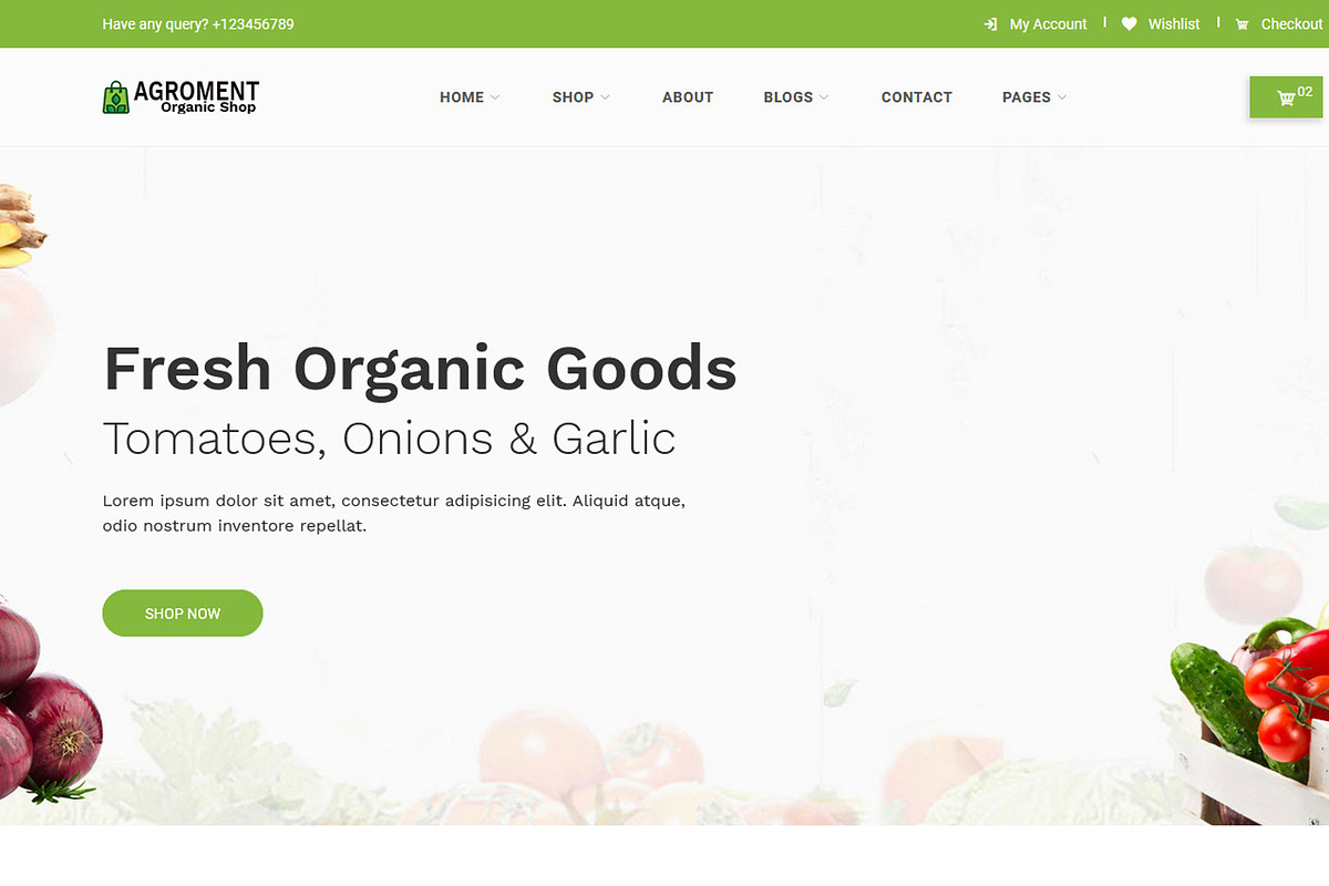 Agroment Organic Food HTML Template, a HTML Template by techboot (Photo 7 of 8)