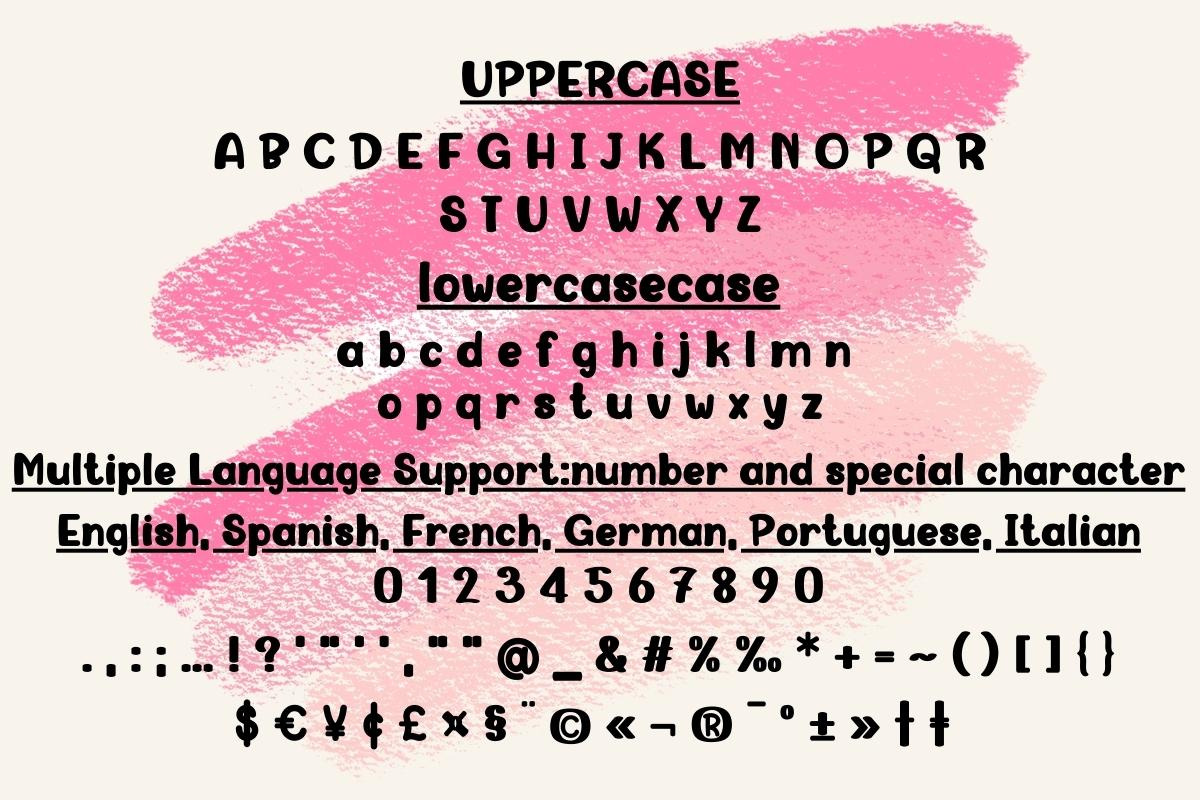 Sugar Ring - Script Handwritten, a Handwritten Font by Charmingbear59.design (Photo 6 of 6)