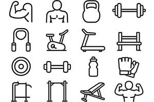 Variety of fitness and exercise, a Sport Illustration by ZinetroN