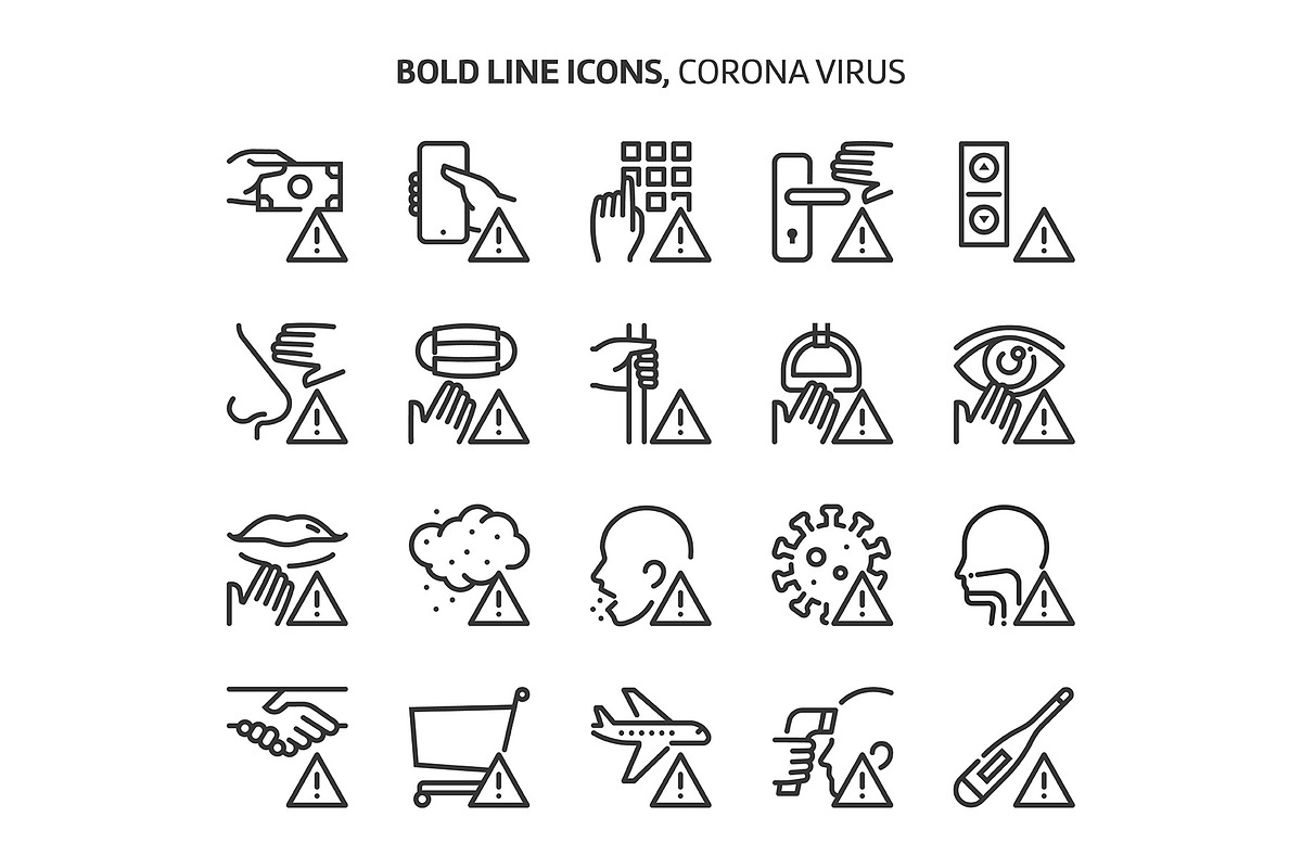 Bold Line Icons, an Outline Icon by Howcolour (Photo 16 of 151)