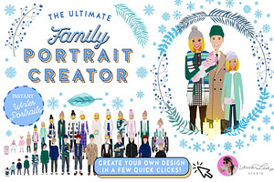Portrait Creator Winter Family