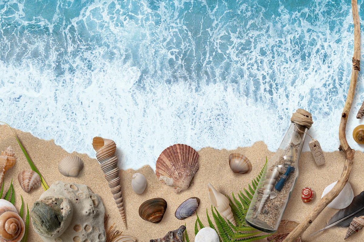 Summer Beach MockUp creator, a Product Mockup by PSD Market (Photo 5 of 14)