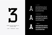 Esbury - A Notched Display Font, a Font by JK Design Co. (Thumbnail 2 of 11)