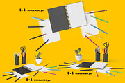 Creative Art Mockup, a Pens & Pencil Mockup by Tempera (Thumbnail 3 of 3)