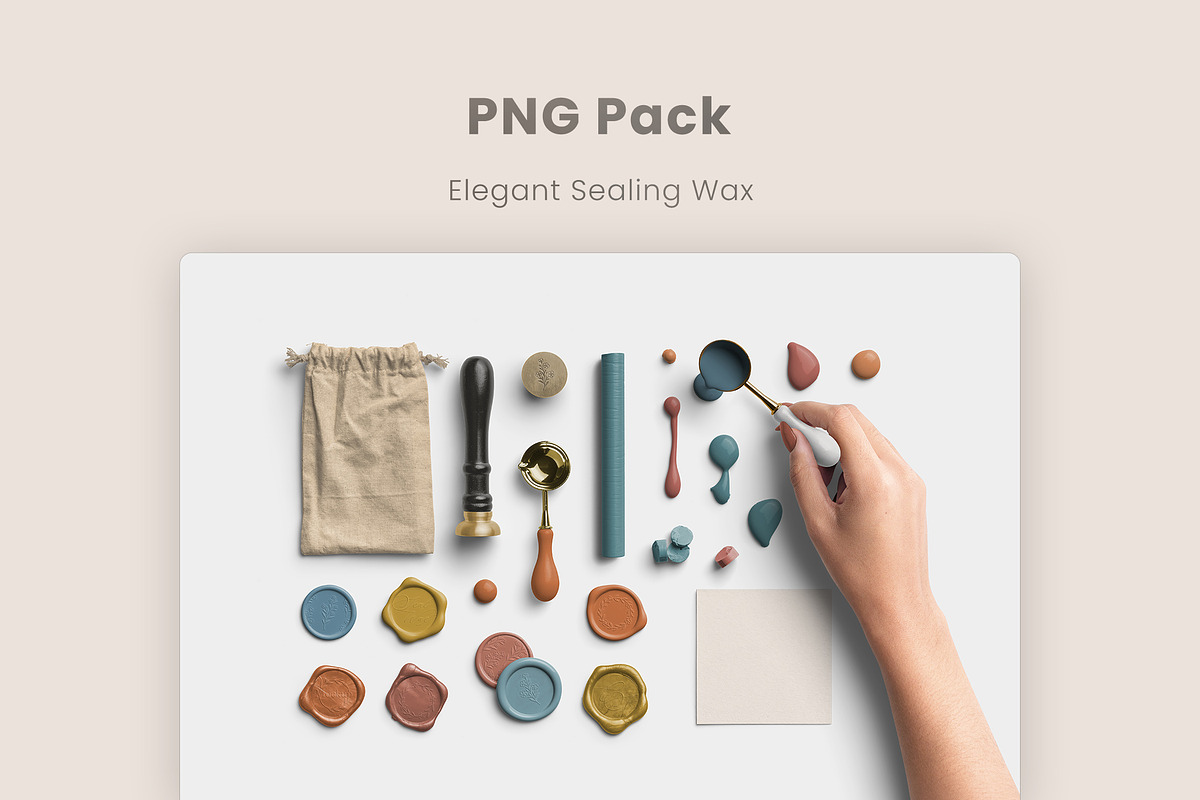 Elegant Sealing Wax PNG Pack, an Object Graphic by Custom Scene (Photo 8 of 8)
