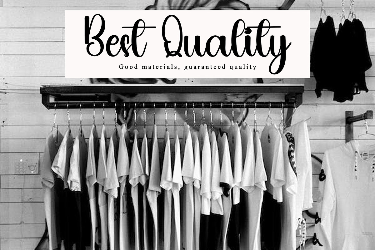 Quality, a Handwritten Font by InermediaSTUDIO (Photo 4 of 7)