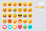 Emoticons emoji reactions, an Illustration by karnofff (Thumbnail 4 of 4)