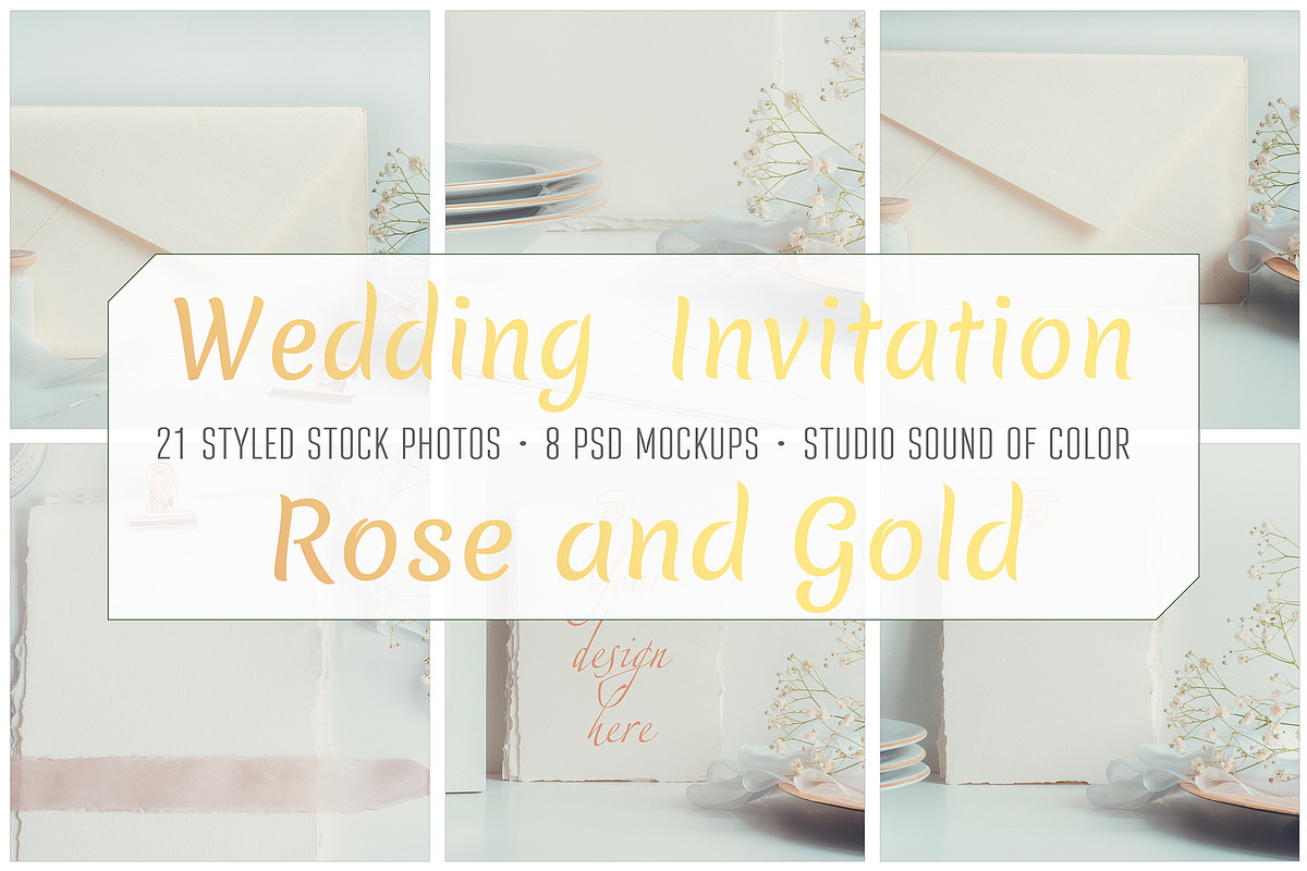 Wedding Cards Invitation Mockup, a Background Photo by Sound of Color (Photo 1 of 9)
