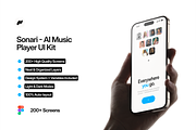 Sonari - AI Music Player UI Kit, an App Template by Moyin (Thumbnail 1 of 5)