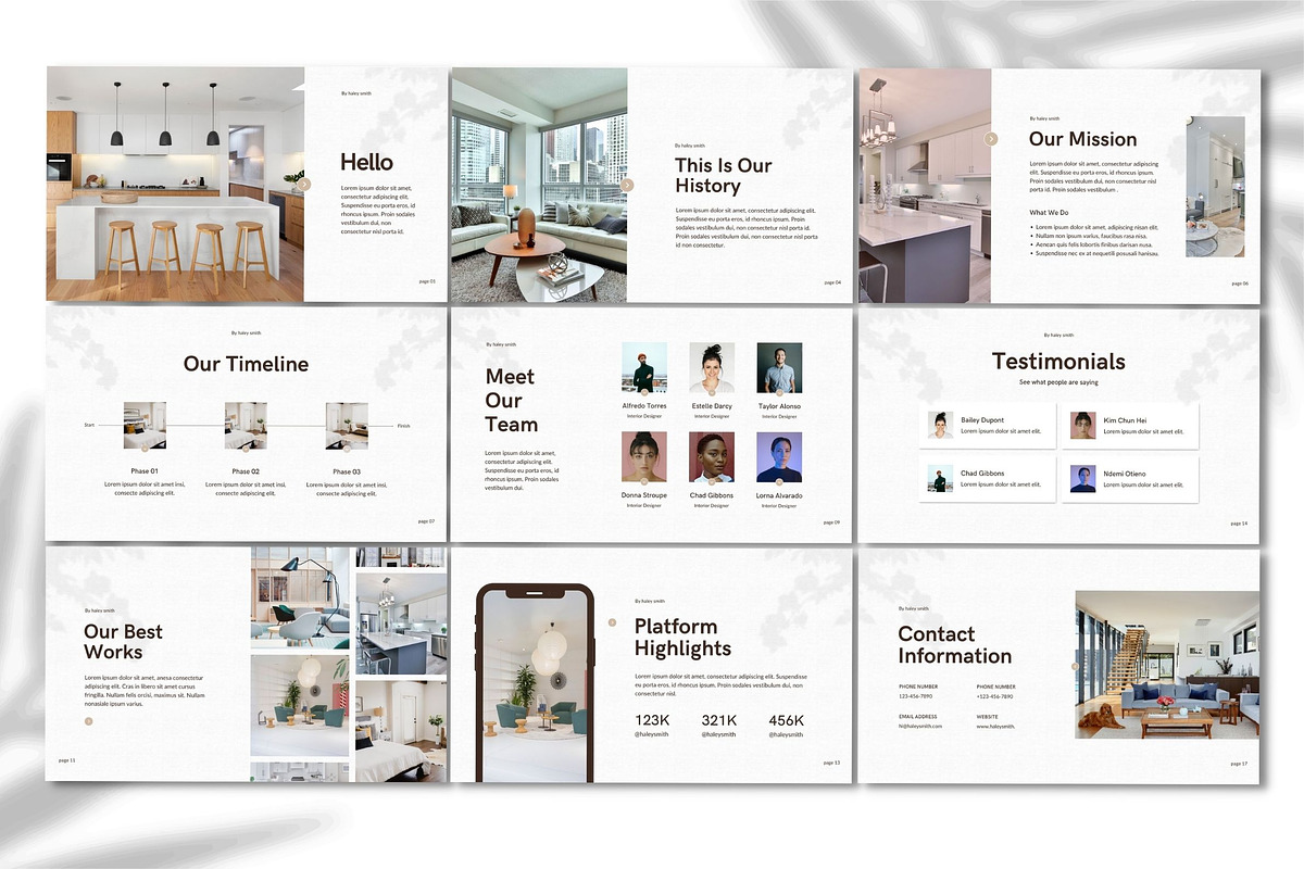 Minimal Interior Design Presentation, a Presentation Template by Palm Creatives (Photo 7 of 8)