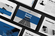 Annual Report Template Landscape, a Brochure Template by DesignCrest (Thumbnail 12 of 13)