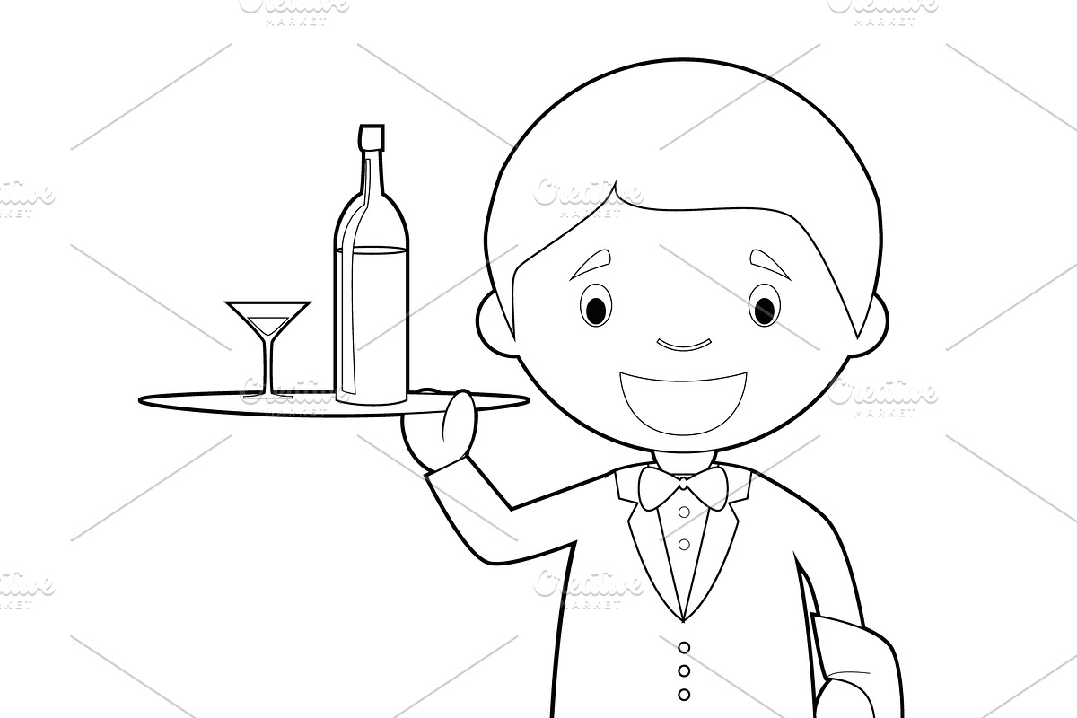 80x Professions for Coloring, an Education Illustration by asantosg (Photo 17 of 17)