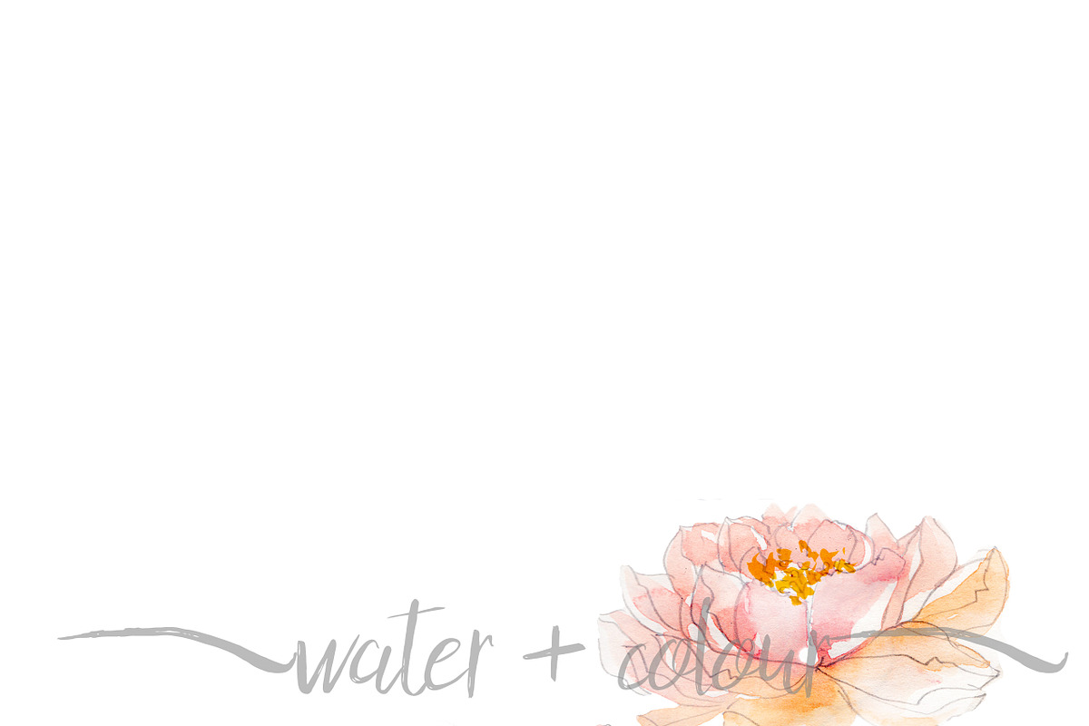 floral corner border, a Graphic by water + colour