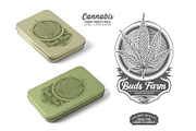Cannabis Farm Label & logo Badge, a Branding & Logo Template by The Design For Co. (Thumbnail 2 of 6)