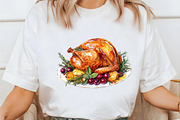 Thanksgiving Dinner Elements Clipart, a Seasonal Illustration by designcity5 (Thumbnail 3 of 5)