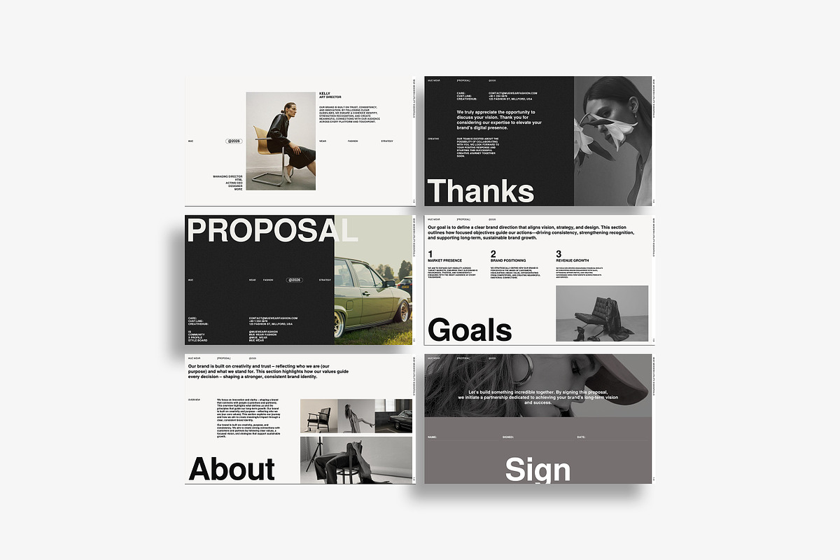 MUE | Brand Proposal, a Presentation Template by Minily (Photo 6 of 8)