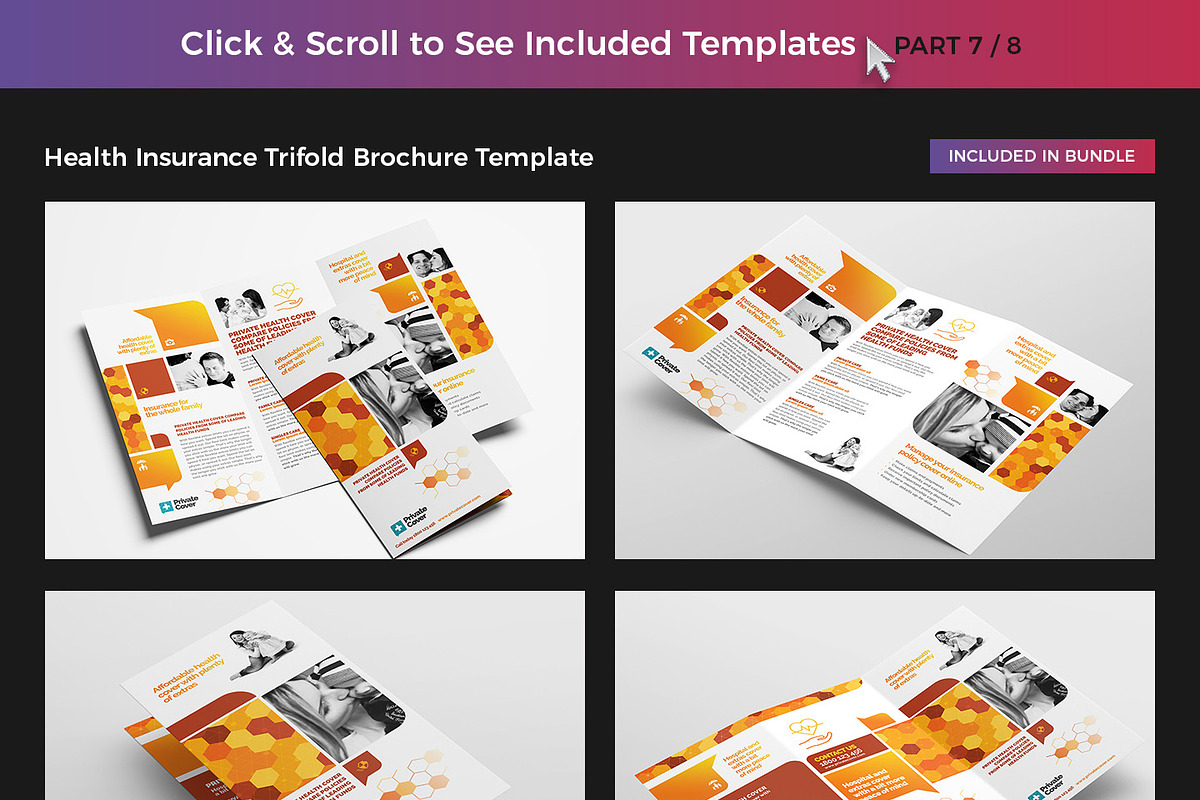 75 Trifold Brochure Templates Bundle, a Brochure Template by BrandPacks (Photo 9 of 11)