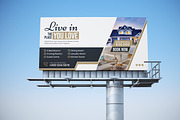 Real Estate Billboard Template, a Poster Template by vectorlnk (Thumbnail 1 of 3)
