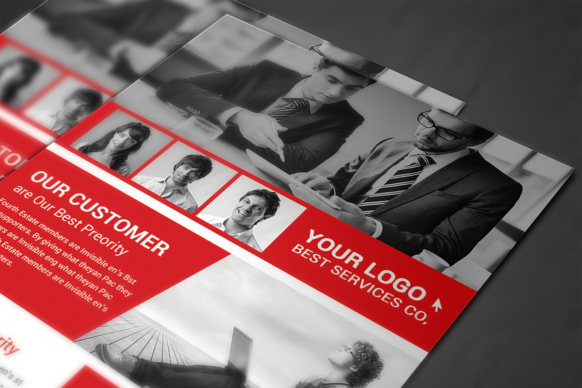 Corporate Business Flyer Template, a Flyer Template by AfzaalGraphics (Photo 4 of 4)