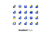 5 Styles Document Icon Pack, a Duotone Icon by hafizhhapis (Thumbnail 6 of 6)
