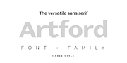 Artford, a Sans Serif Font by Synthview Type Design (Thumbnail 1 of 9)