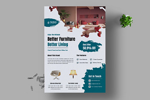 Furniture Flyer Template, a Flyer Template by MightyDesign